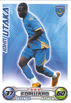 John Utaka Portsmouth 2008/09 Topps Match Attax #250